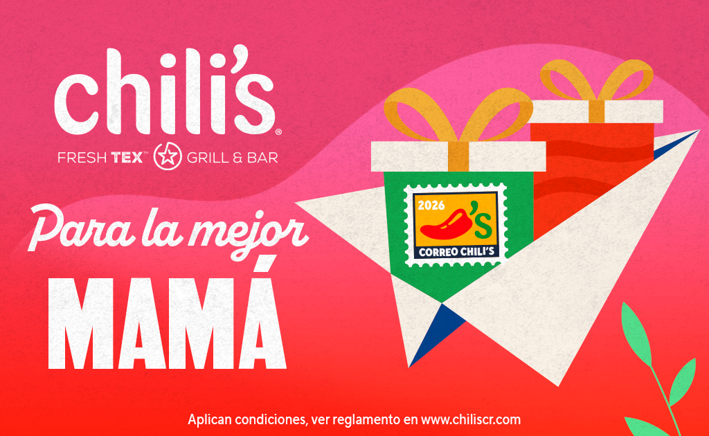 Diseño de giftcard Chili's Costa Rica