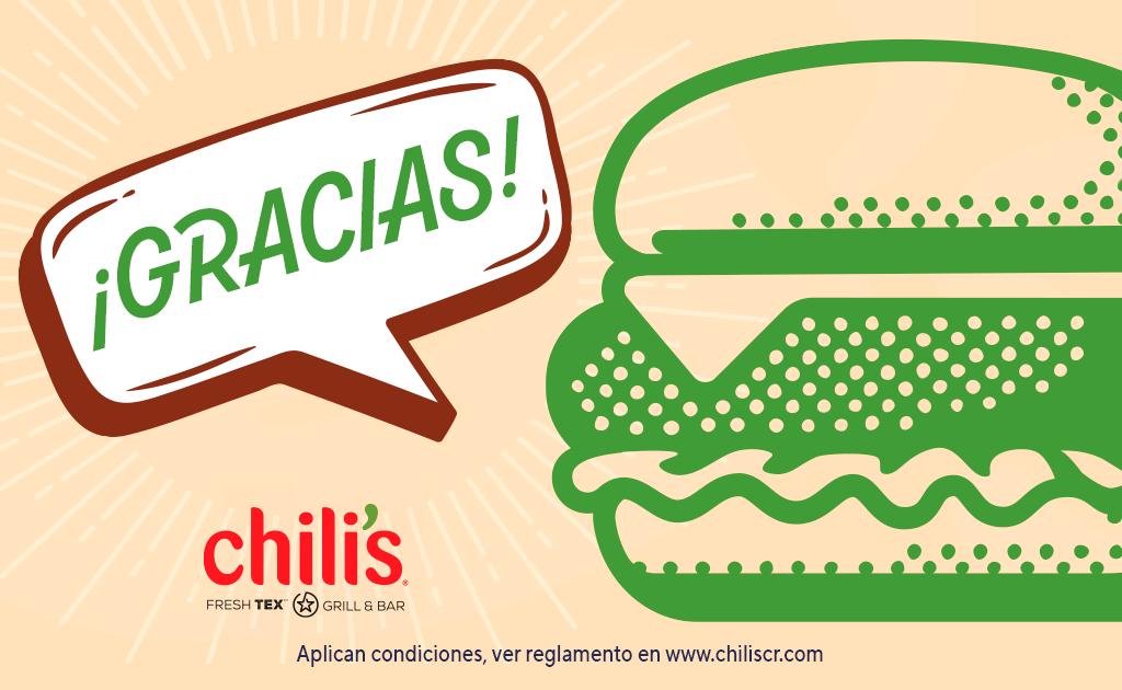 Giftcard Gracias - Chili's Costa Rica