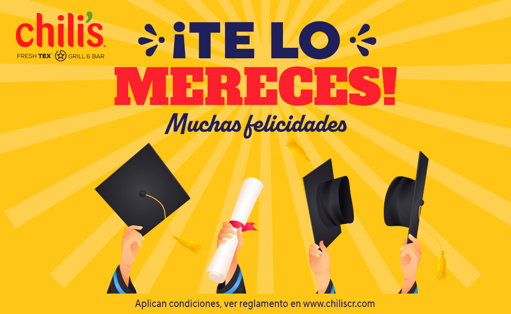 Diseño de giftcard Chili's Costa Rica